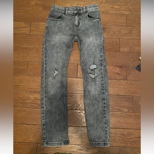 Grey kids jeans